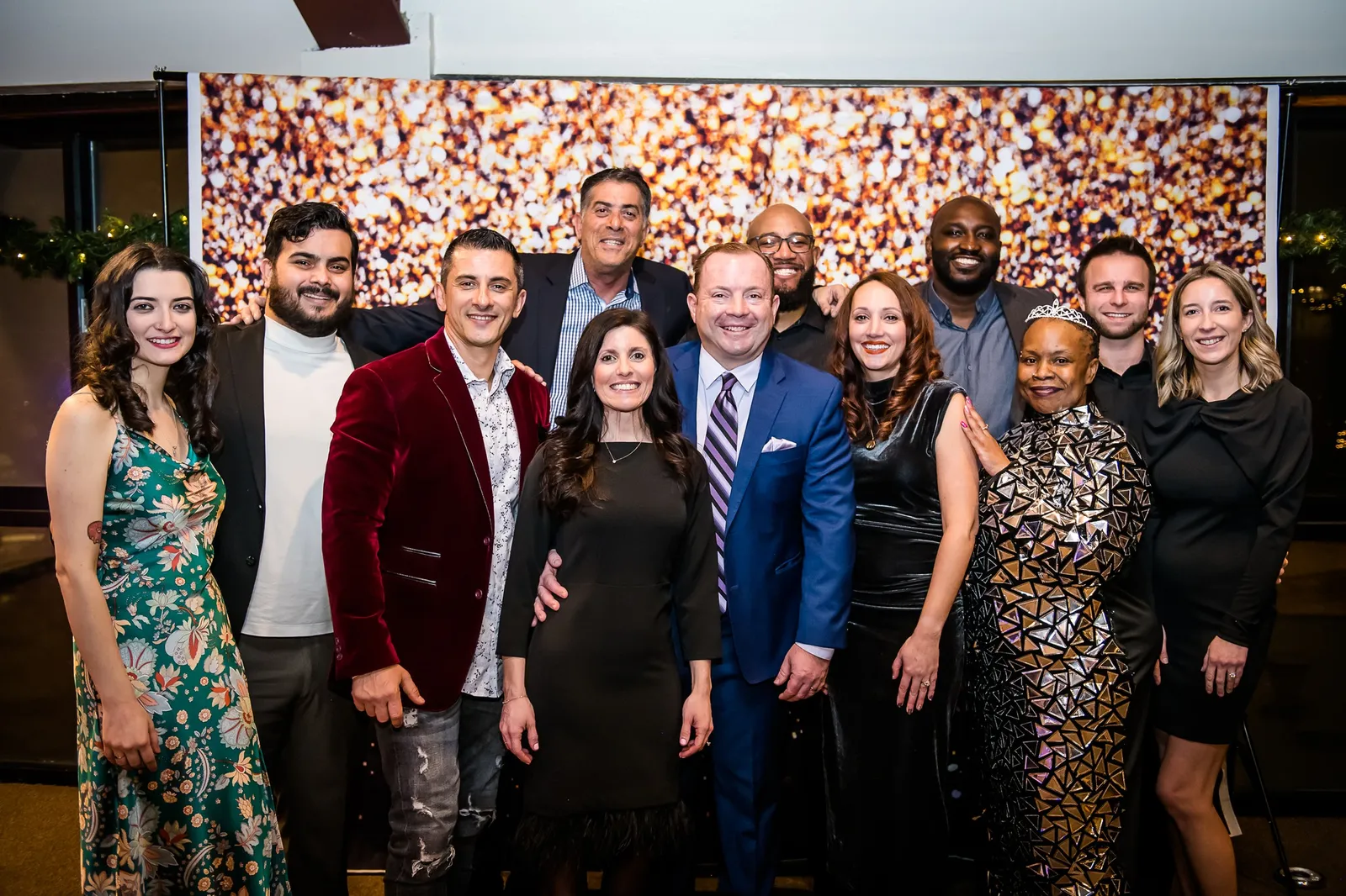 The Radu Group team at a holiday celebration